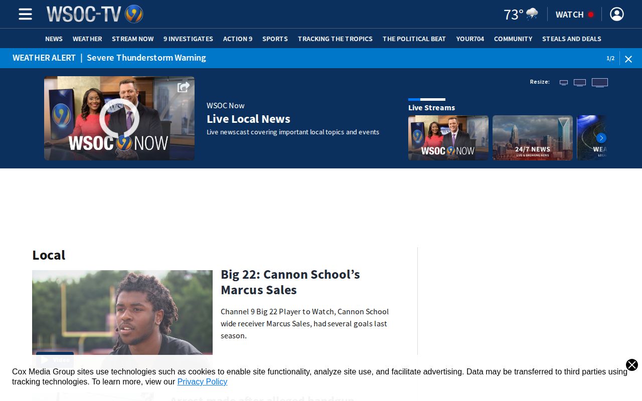 WSOC Charlotte-region local news covering Cabarrus County crime